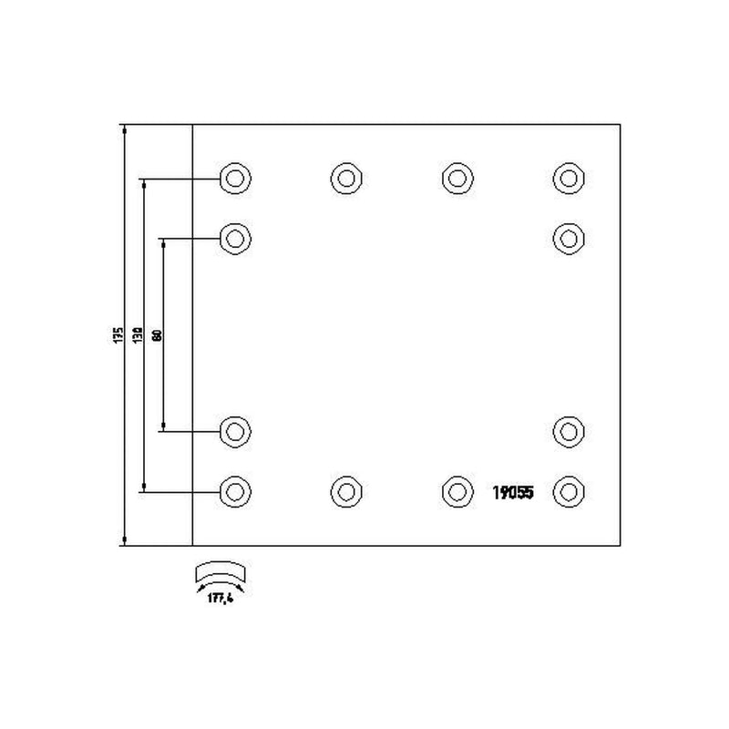 Textar Textar Cv Brake Lining Set 1905203
