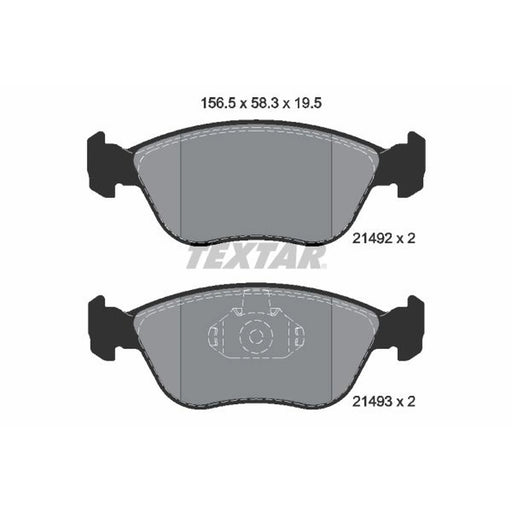 Textar Front Brake Pad Set 2149201