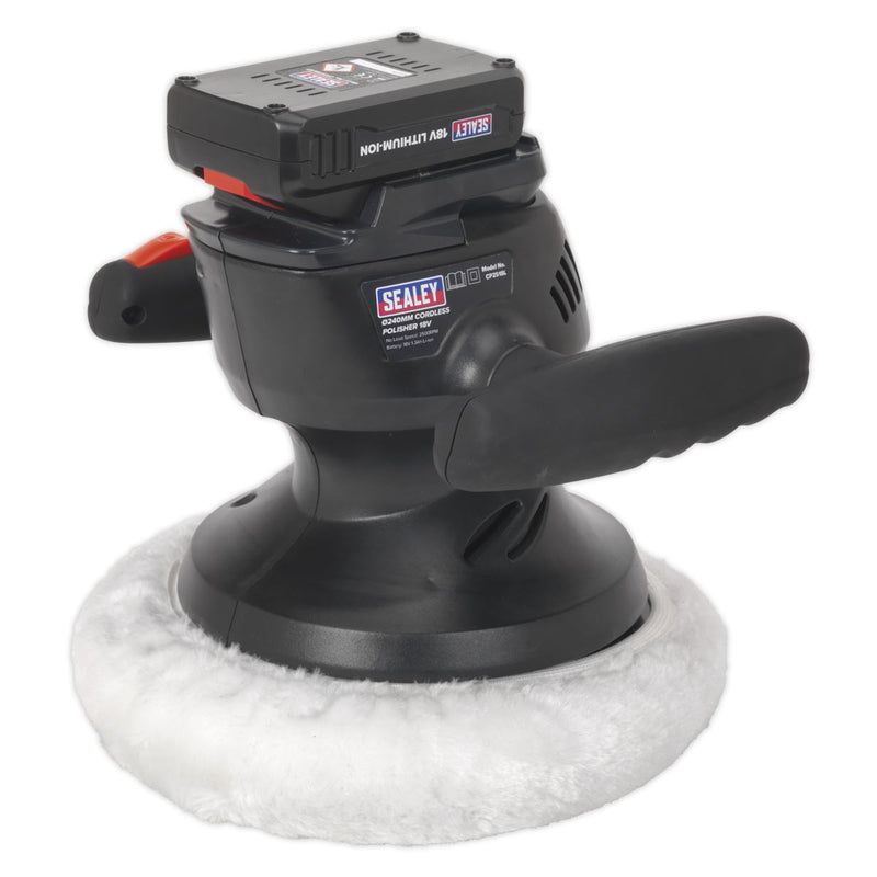 Sealey Cordless Polisher 240mm 18V Lithium-ion CP2518L Sealey  - Dynamic Drive