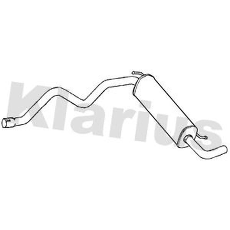 Klarius Box With Tail Pipe Rear fits BMW 3 2012-2016