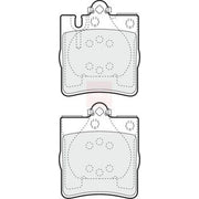 Apec Rear Brake Pad Set fits Mercedes-Benz C-Class 2000-2008