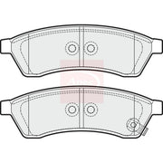 Apec Rear Brake Pad Set fits Chevrolet Epica 2006-2011 2.0