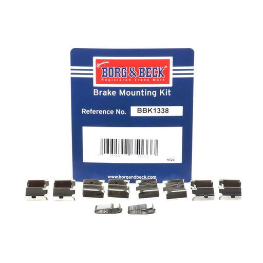 Borg & Beck Brake Pad Accessory Fitting Kit Front BBK1338