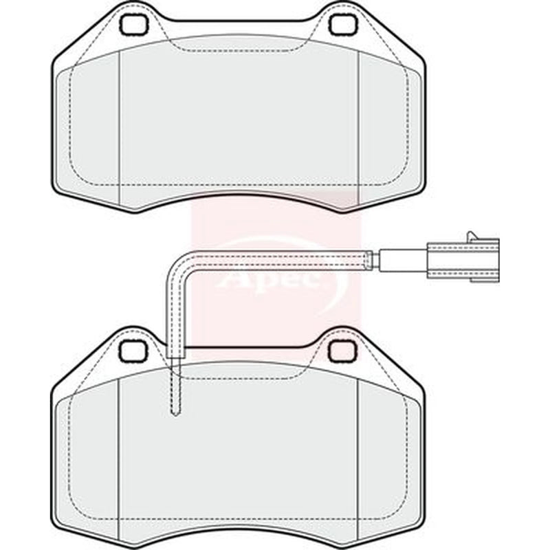 Apec Front Brake Pad Set PAD1866