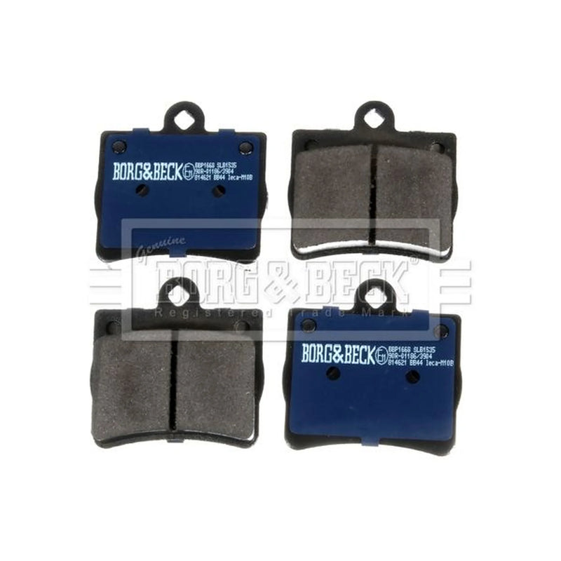 Borg & Beck Front & Rear Brake Discs & Pads fits Mercedes-Benz C-Class 1993-2000