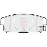 Apec Rear Brake Pad Set PAD1399