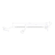 Juratek Brake Hydraulic Hose Line Front Left fits Hyundai IX35 2009-2015