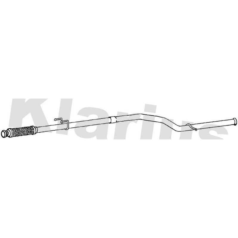 Klarius Exhaust Pipe OD fits Peugeot 206 2004-2007 1.6