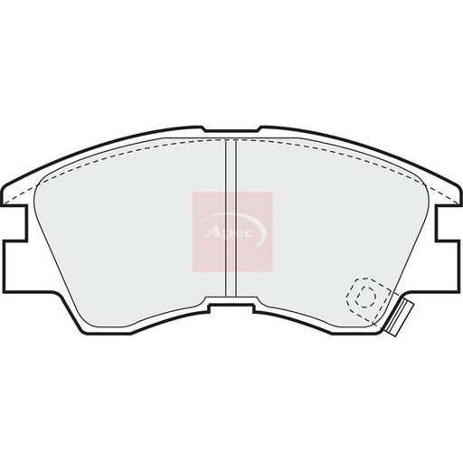 Apec Front Brake Pad Set PAD717