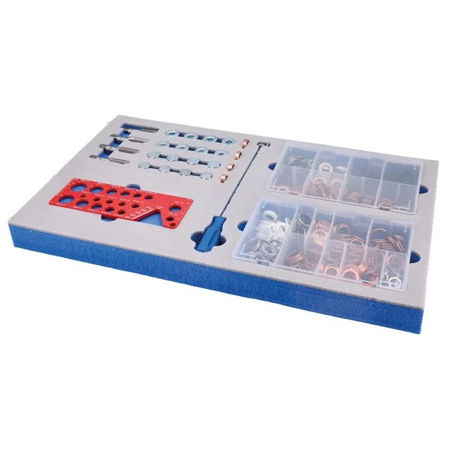 Laser Tools Sump Plug Washers & Thread Repair Kits in Foam Inlay - for 9127 - PL