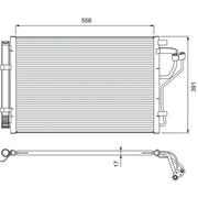 Valeo Air Conditioning Condenser 814394