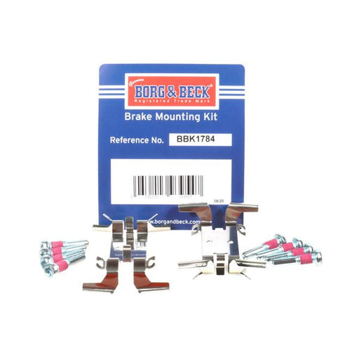 Borg & Beck Brake Pad Accessory Fitting Kit Front BBK1784
