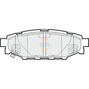 NAPA Rear Brake Pad Set fits Subaru Forester 2008-2013 2.0 2.5