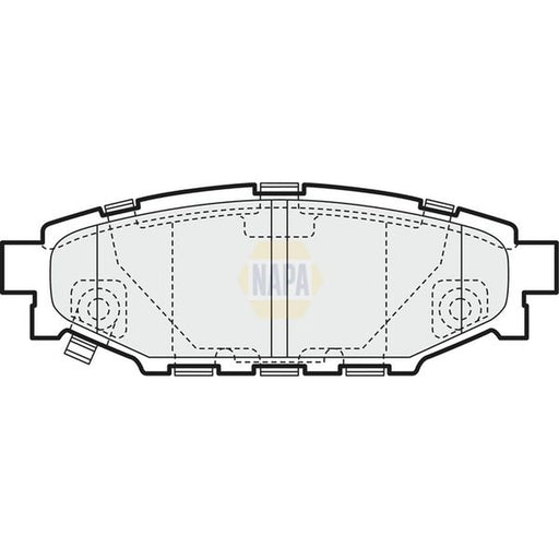 NAPA Rear Brake Pad Set NBP1706