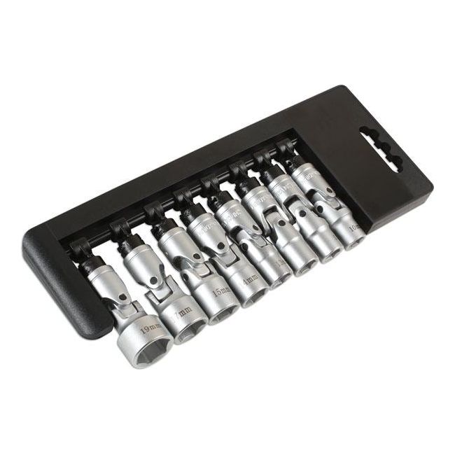 Laser Universal Joint Socket Set 3/8"D 8pc 7035 Laser - Dynamic Drive
