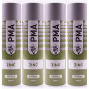 4x Autotek Professional Zinc Primer 500ml Spray Paint High Coverage Autotek - Dynamic Drive