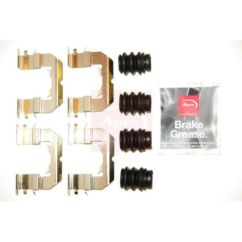 Apec Brake Pad Accessory Fitting Kit Front fits Hyundai Accent IV 2010-2018