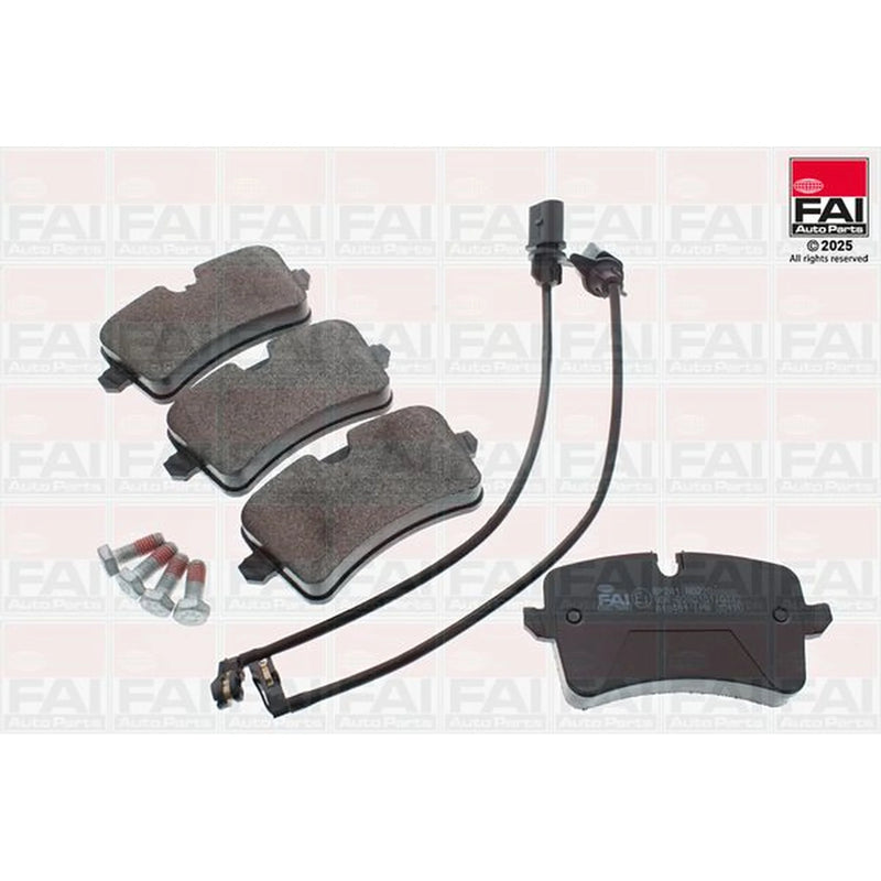 FAI Rear Brake Pad Set fits Audi A4 B8 2012-2015