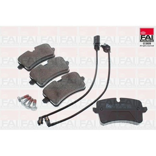 FAI Rear Brake Pad Set fits Audi A4 B8 2012-2015