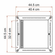 Fiamma Rollo Vent Kit 40 Rooflight Roller Blind Motorhome Caravan Campervan Fiamma  - Dynamic Drive