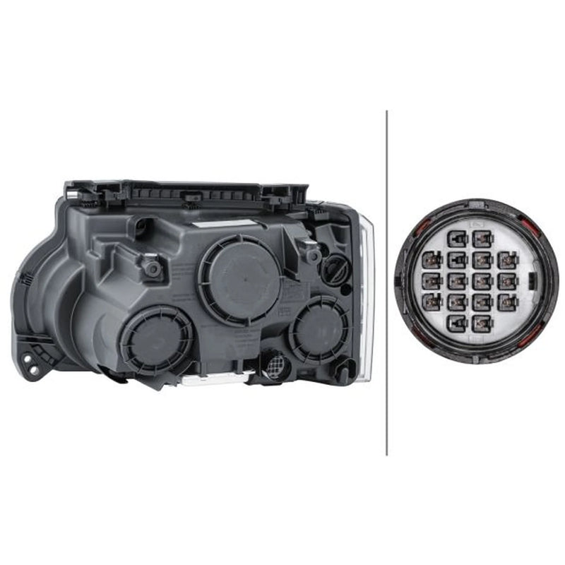 Hella Headlight Headlamp W5W Right fits Land Rover Range Rover 2002-2012
