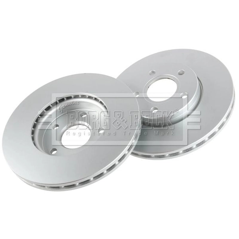 Borg & Beck Front & Rear Brake Discs & Pads fits Ford C-Max II 2010-2019 1.6