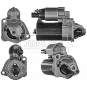 Borg & Beck Starter Motor 12V 1.2kW 9 Teeth BST2230
