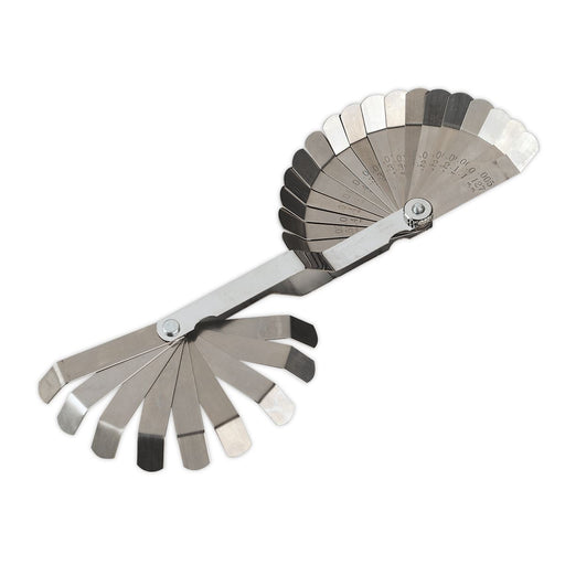 Sealey Feeler Gauge 26 Blade Offset Dual Marked VS515 Sealey - Dynamic Drive