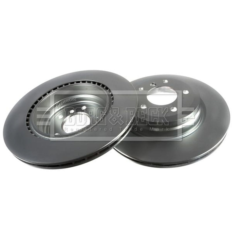 Borg & Beck Front Vented & Rear Vented Brake Discs & Pads fits BMW 3 2004-2013