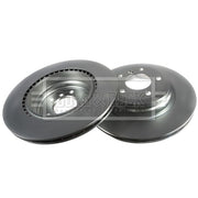 Borg & Beck Front Vented & Rear Vented Brake Discs & Pads fits BMW 3 2005-2012