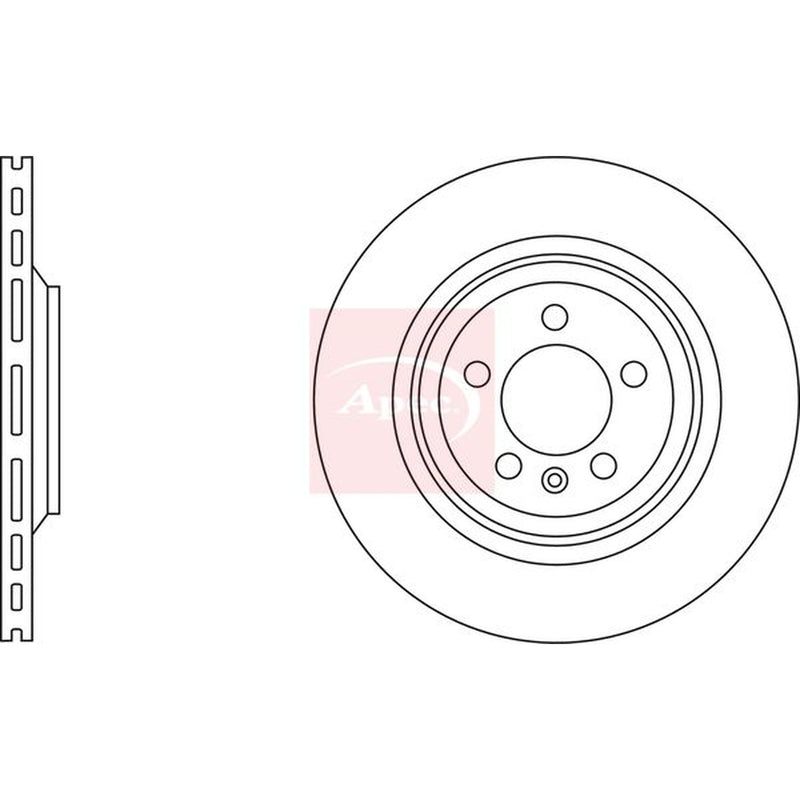 Apec Front & Rear Brake Discs & Pads fits Audi A6 Allroad C6 2006-2011