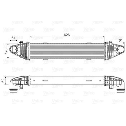 Valeo Intercooler (Charge Air Cooler) 818616