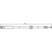 Apec Brake Hydraulic Hose Line Rear fits Ford Focus II 2004-2012 1.4 1.6 1.8 2.0
