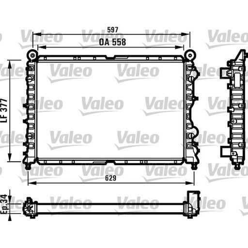 Valeo Engine Radiator 731561