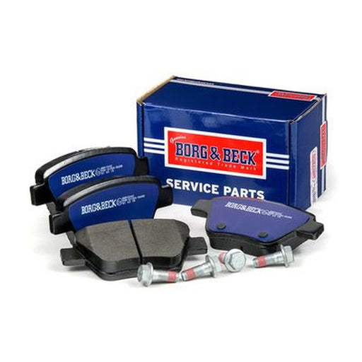 Borg & Beck Rear Brake Solid Discs & Pads fits Audi A1 2012 on 2.0
