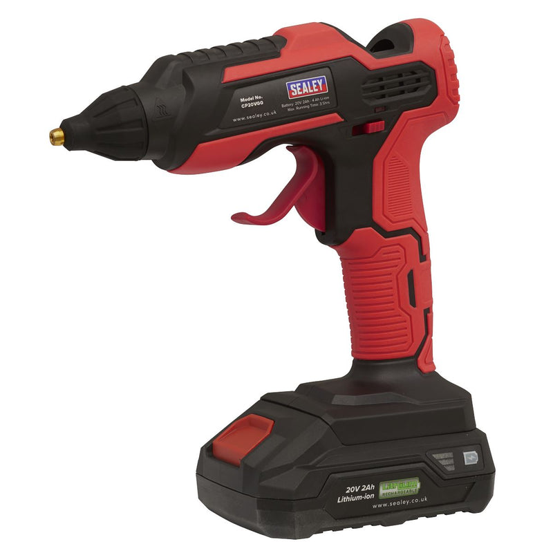Sealey Cordless Glue Gun 20V SV20 Series Body Only CP20VGG Sealey - Dynamic Drive