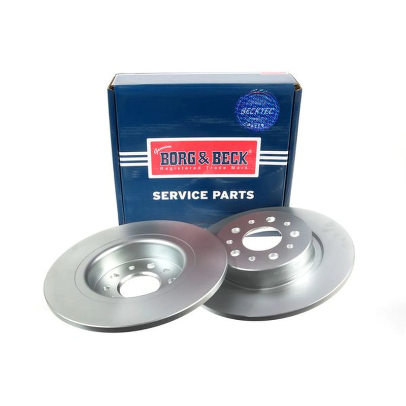 Borg & Beck Front & Rear Brake Discs & Pads fits Fiat 500L 2013-2014 1.4 1.6