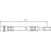 Apec Brake Hydraulic Hose Line outer HOS3508