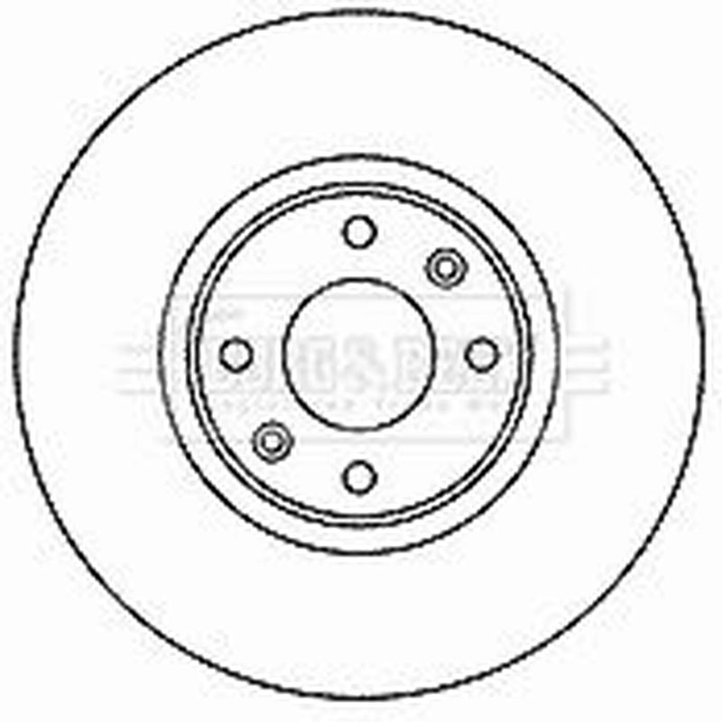 Borg & Beck Front & Rear Brake Discs & Pads fits Peugeot 5008 2009-2017 1.6 2.0