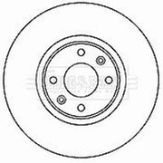 Borg & Beck Front & Rear Brake Discs & Pads fits Peugeot 3008 I 2011-2016 2.0