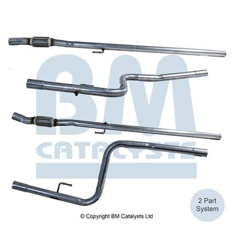 BM Catalysts Exhaust Pipe OD fits Opel Combo Box Body/Mpv 2012 on 1.3
