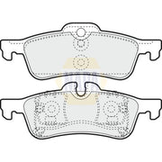 NAPA Rear Brake Solid Discs & Pads fits Mini Mini 2001-2010