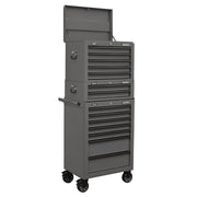 Superline Pro Superline PRO Topchest 5 Drawer - Grey/Black AP26059TG Superline Pro - Dynamic Drive