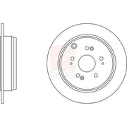 Apec Rear Brake Solid Discs & Pads fits Honda Cr-V 2001-2007 2.0 2.2