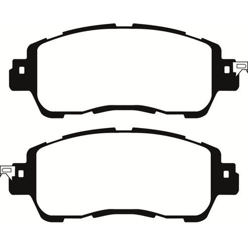 Abtex Front Brake Pad Set fits Mazda 2 2014 on 1.5