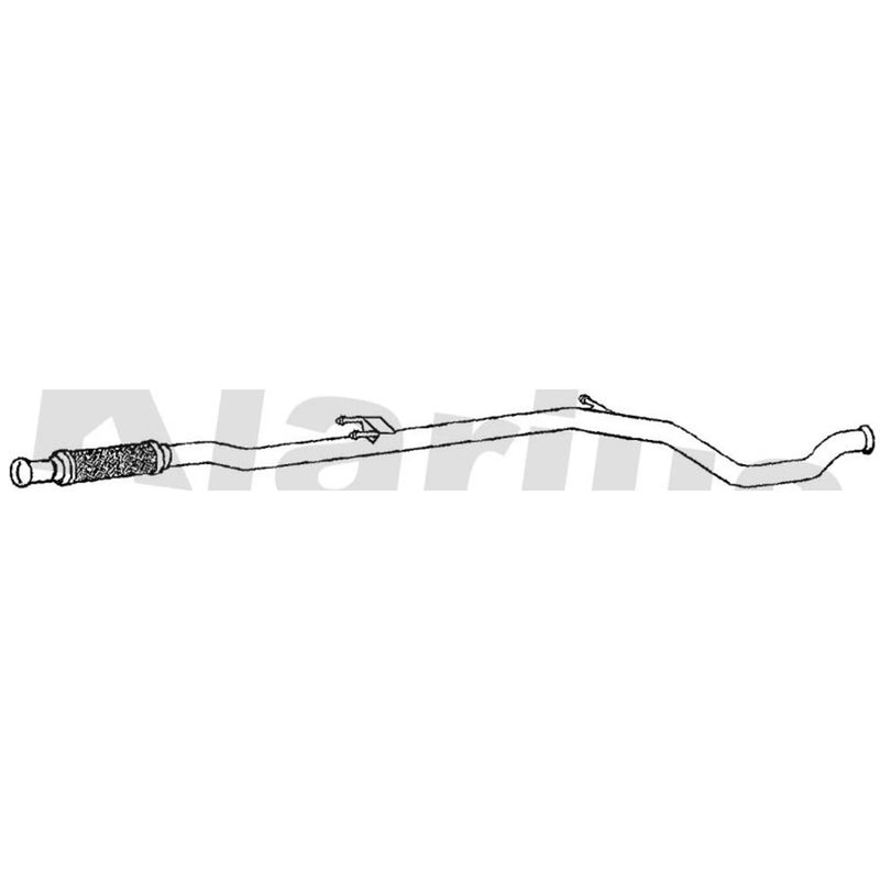 Klarius Exhaust Pipe OD fits Peugeot 206 Cc 2005-2007 1.6