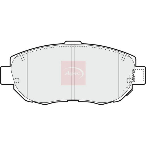 Apec Front Brake Pad Set fits Lexus Gs 1997-2004