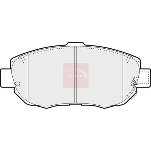 Apec Front Brake Pad Set PAD1096