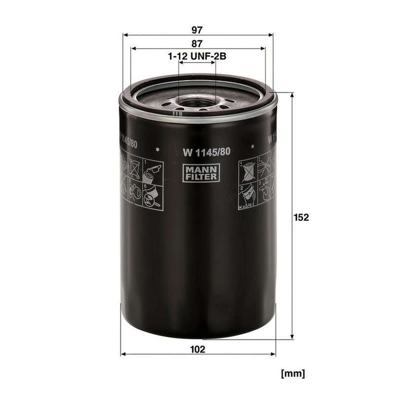 MANN-FILTER Engine Oil Filter