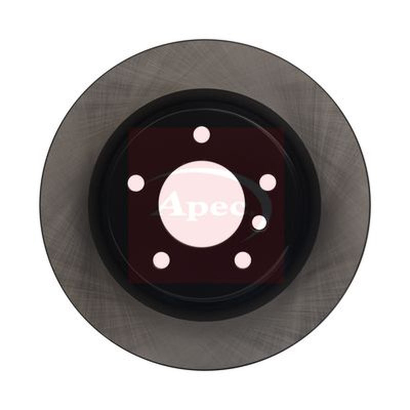 Apec 2 x Vented Brake Discs fits BMW 1 2007-2013